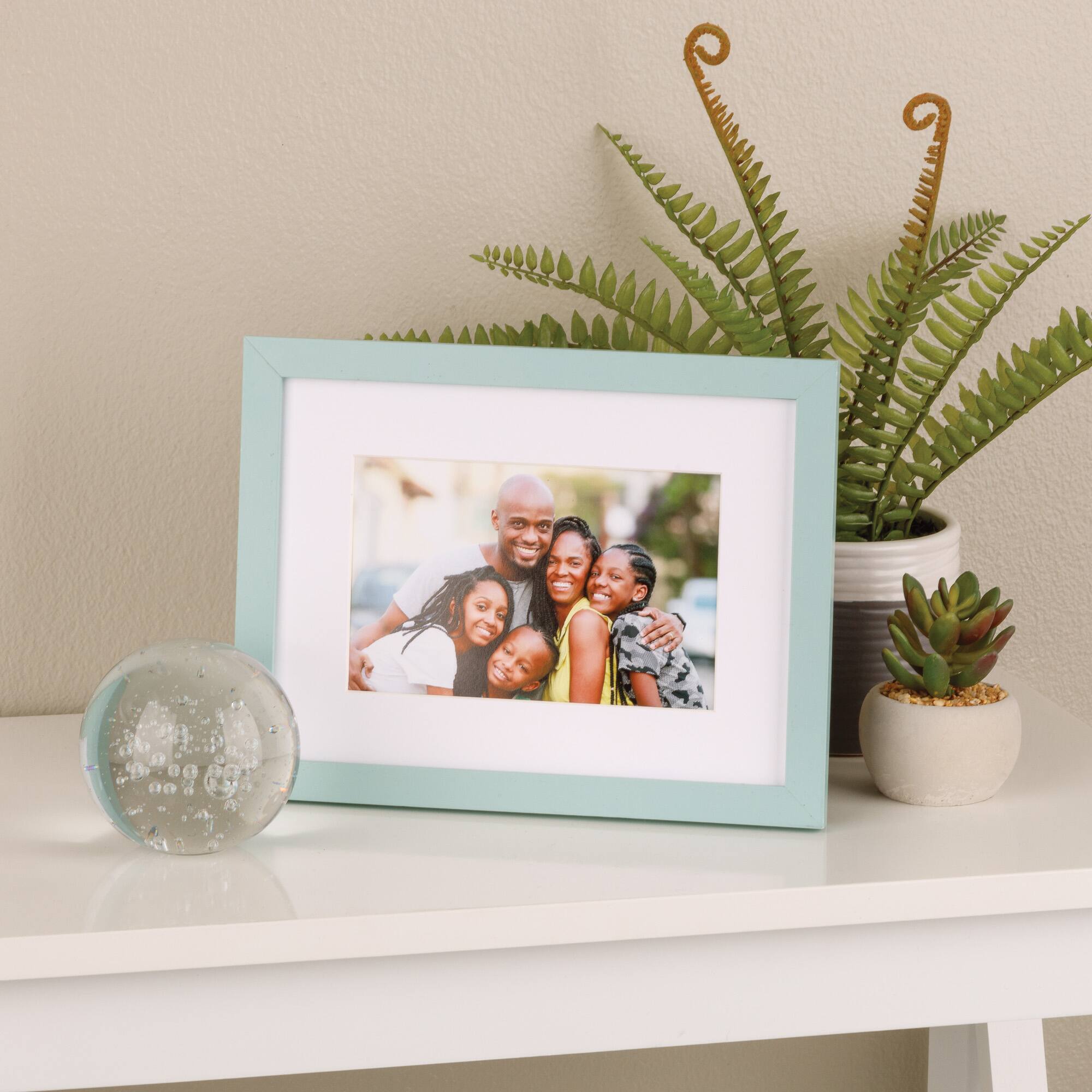 12 Pack: Teal Linear Frame with Mat, Simply Essentials™ by Studio Décor®